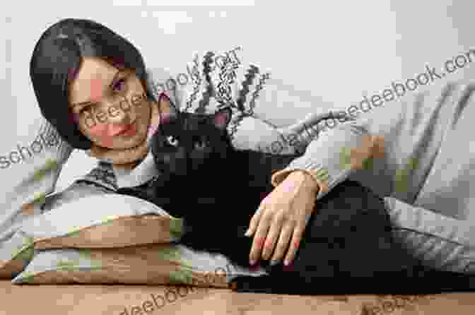 A Chic Cat Lady Cuddling With Her Cat. The Divine Feline: A Chic Cat Lady S Guide To Woman S Best Friend