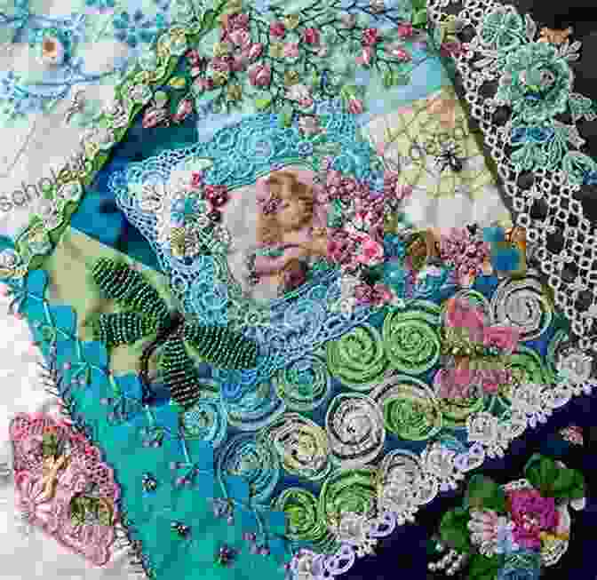 A Crazy Quilt With Intricate Fancy Seams Crazy Quilting Volume III: Fancy Seam Designs