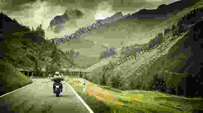 A Dirt Biker Riding Through A Scenic Mountain Pass With A Panoramic View. Dirt Busters: A Guide To Adventure Motorbiking