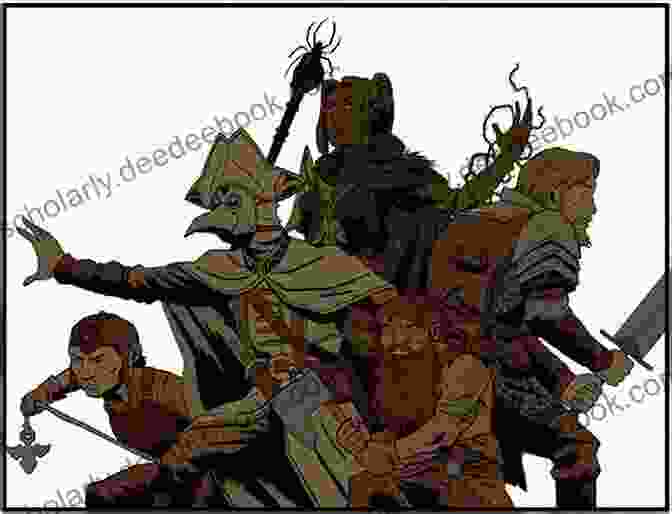 A Group Of Adventurers Fighting Off A Band Of Bandits Tales From The Perilous Realm