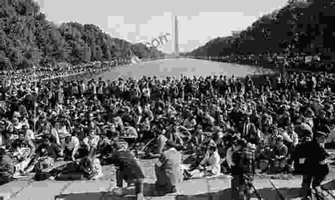 A Group Of People Are Gathered Outside The Lincoln Memorial, Protesting The Vietnam War. They Are Holding Signs That Say Things Like Poisoning The Press: Richard Nixon Jack Anderson And The Rise Of Washington S Scandal Culture