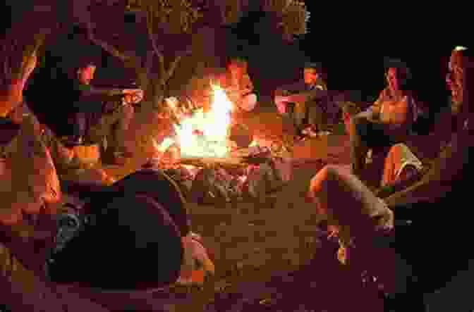 A Group Of People Gathered Around A Campfire, Smiling And Laughing McKettrick S Choice: A Western Romance (The McKettricks 1)