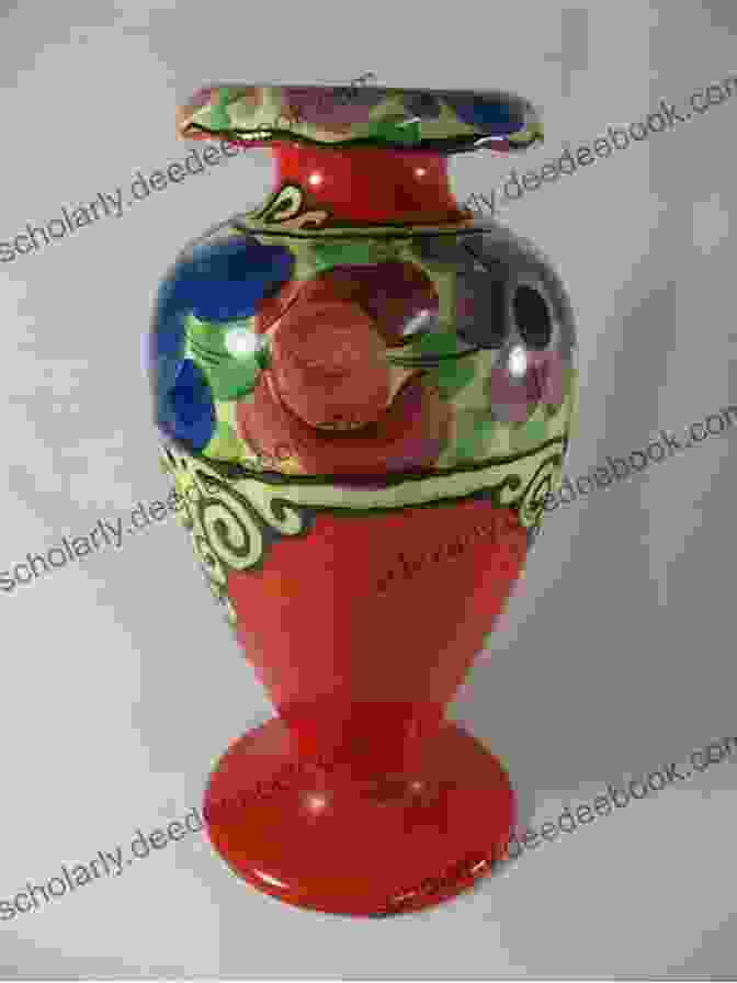 A Hand Painted Czech Vase With Floral Motifs My First Czech Things Around Me At Home Picture With English Translations: Bilingual Early Learning Easy Teaching Czech For Kids (Teach Learn Basic Czech Words For Children 15)
