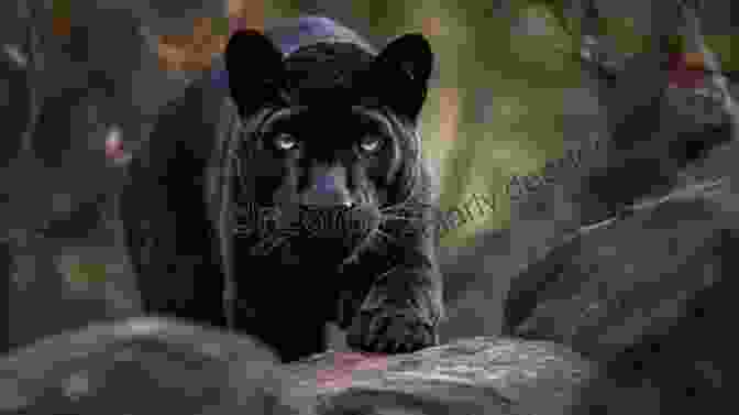 A Haunting Depiction Of A Black Panther Slinking Through The Shadows Of A Moonlit Forest. Its Piercing Eyes Gleam With An Enigmatic Intensity, Inviting Both Fascination And Trepidation. Dream Dark: A Beautiful Creatures Story (Dangerous Creatures)