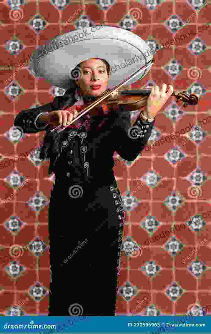 A Mariachi Violinist In Traditional Attire, Playing An Intricate Melody Secrets Of A Mariachi Violinist