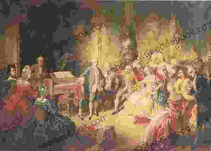 A Painting Of Mozart Performing In Vienna, Surrounded By An Attentive Audience. Massenet: A Chronicle Of His Life And Times (Amadeus)