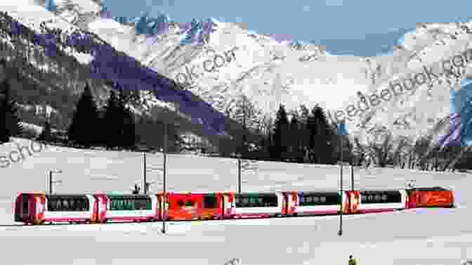 A Panoramic View Of The Valais Landscape From The Glacier Express Train Walking In Zermatt And Saas Fee: 50 Routes In The Valais: Mattertal And Saastal (International Walking)