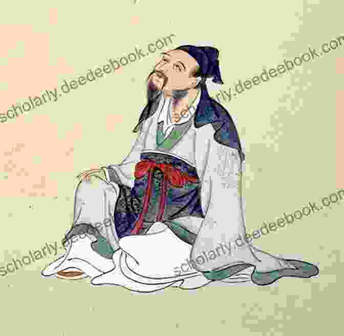 A Portrait Of Li Bai, A Chinese Poet Known For His Romantic And Free Spirited Verse. Facing The Moon: Poems Of Li Bai And Du Fu