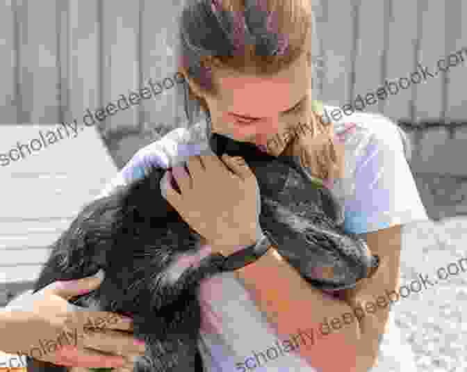 A Young Woman Hugging Her Rescue Dog, Max, With A Warm Smile On Her Face, Symbolizing The Unbreakable Bond Between Humans And Animals. RESCUE HEART: A Love Story