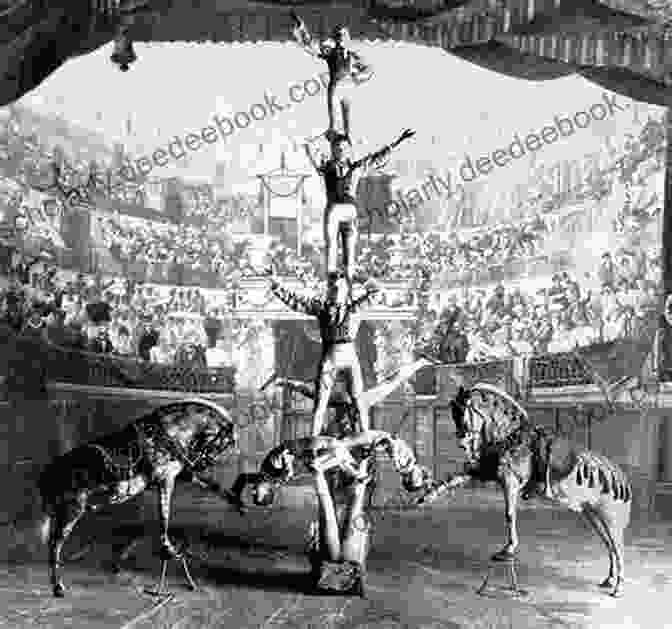 Acrobats Performing Before An Enthralled Victorian Audience The Acrobats Of Agra Robin Scott Elliot