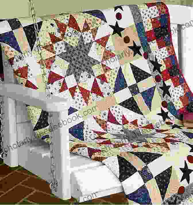 American Colonial Quilt With A Patriotic Red, White, And Blue Pattern Quilting The Complete Guide