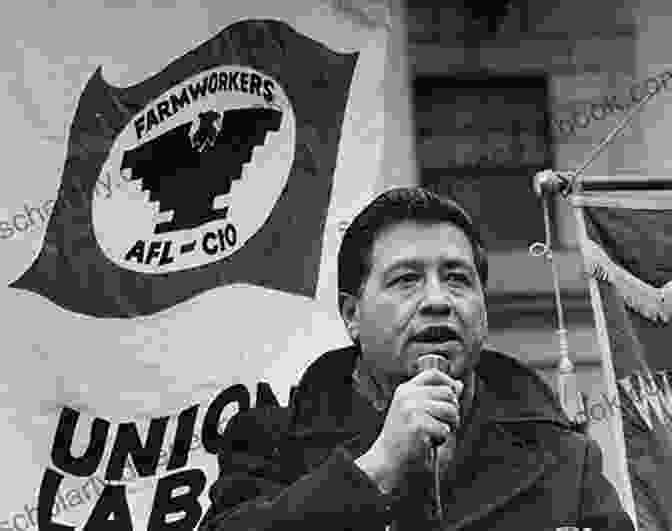 Cesar Chavez Speaking At A Rally, Surrounded By Supporters Holding Signs An Organizer S Tale: Speeches Cesar Chavez
