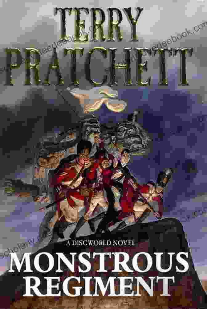 Image Of The Book Monstrous Regiment By Terry Pratchett, Featuring A Group Of Soldiers In A Battle Scene. Monstrous Regiment: A Novel Of Discworld