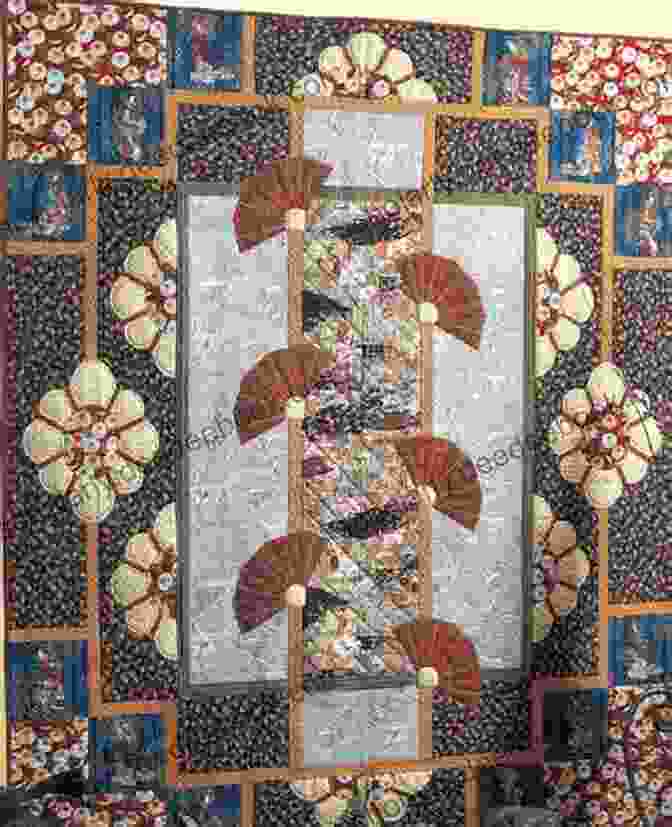 Japanese Quilt With A Minimalist Floral Design Kaffe Fassett S Bold Blooms: Quilts And Other Works Celebrating Flowers