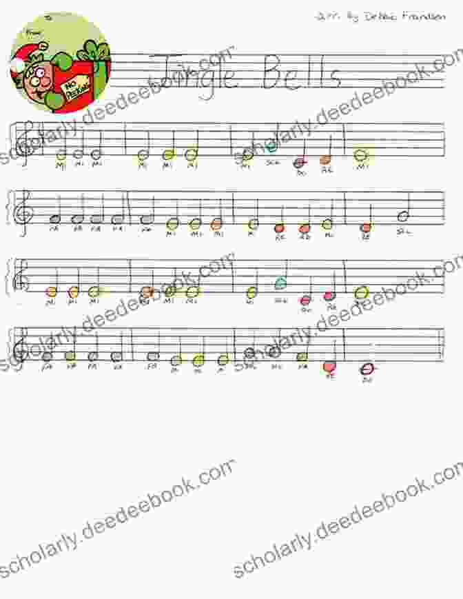 Jingle Bells Sheet Music In Lettered Notehead Bass Euphonium Sheet Music With Lettered Noteheads 2 Bass Clef Edition: 20 Easy Pieces For Beginners (Euphonium Sheet Music With Lettered Notehead (Bass Clef))