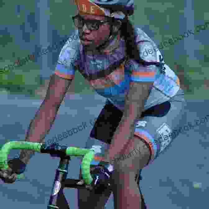 Lucy Gilmore, America's First Female Professional Cyclist, In Full Cycling Gear. Ruff And Tumble Lucy Gilmore