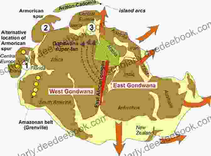 Map Of Gondwana Showing Australia's Ancient Position People Of The River: Lost Worlds Of Early Australia