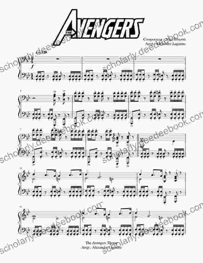 The Avengers' Assemble Piano Solo Superhero Themes For Beginning Piano Solo: 14 Heroic Melodies Arranged For Beginners