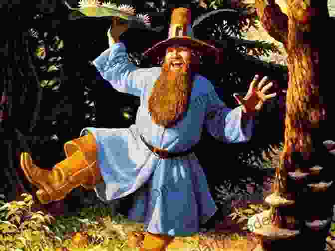 Tom Bombadil, A Enigmatic Figure Of Middle Earth, Standing In A Misty Old Forest The Adventures Of Tom Bombadil