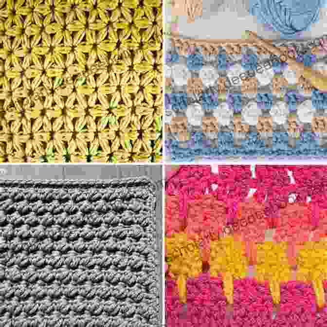 Variety Of Crochet Stitches In Different Colors The Crocheter S Companion: Revised And Updated