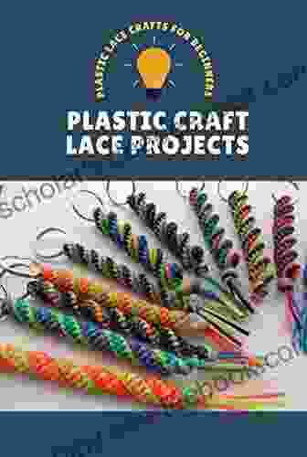 Plastic Craft Lace Projects: Plastic Lace Crafts For Beginners: Black White