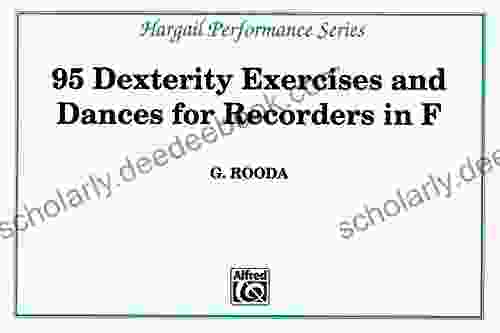 Finger Dexterity Exercises For Recorders In F (Hargail Performance Series)